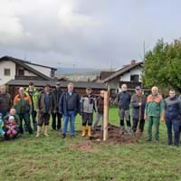 Baumpflanzaktion Gruppenfoto