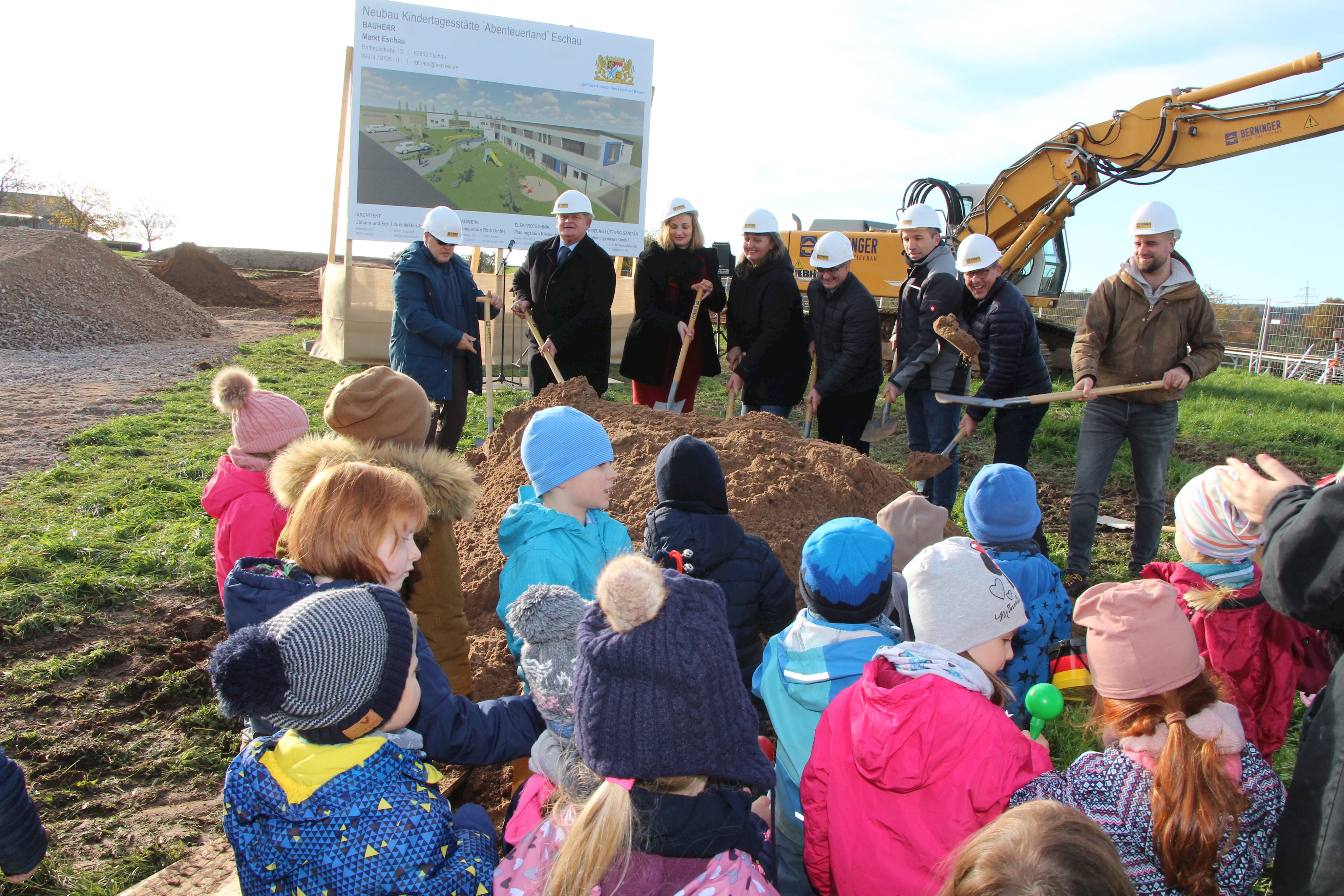 Gruppenbild Spatenstich