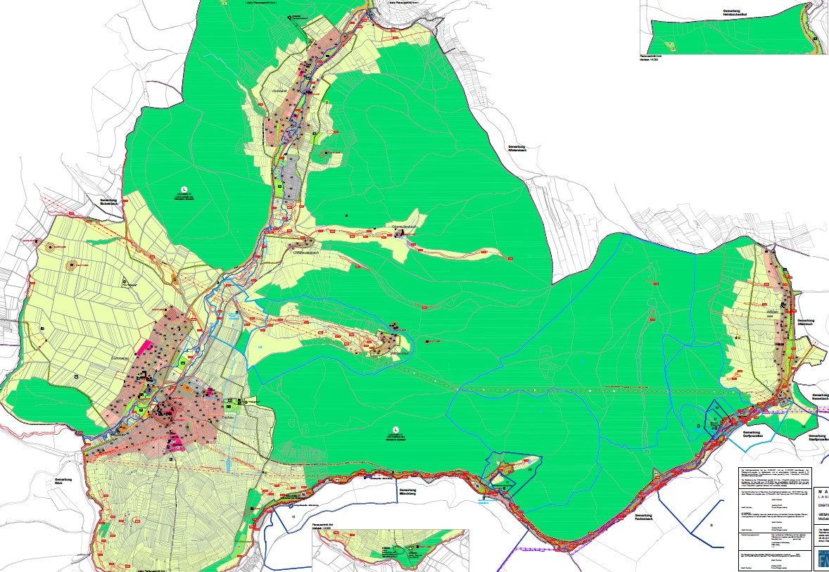 Flächennutzungsplan Markt Eschau Bild