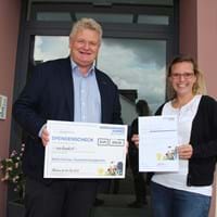 Bild Spendenscheck