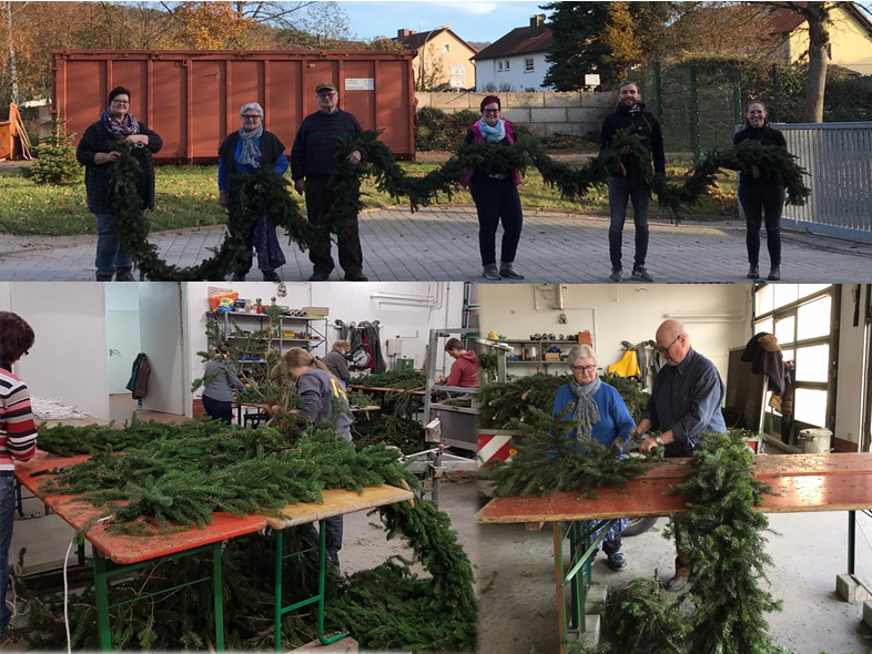 Bild Girlandenwickeln