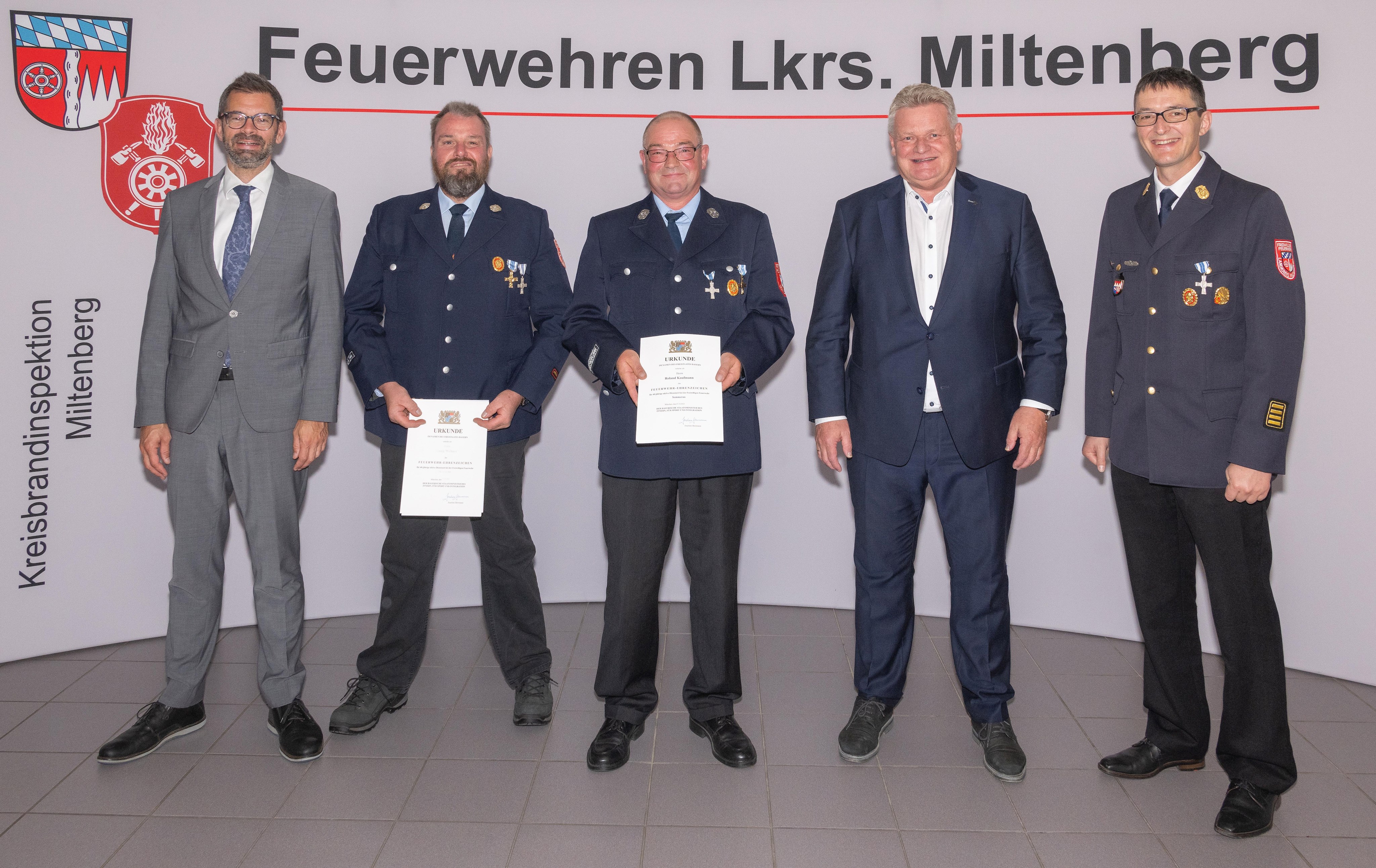 Feuerwehrehrung Markt Eschau