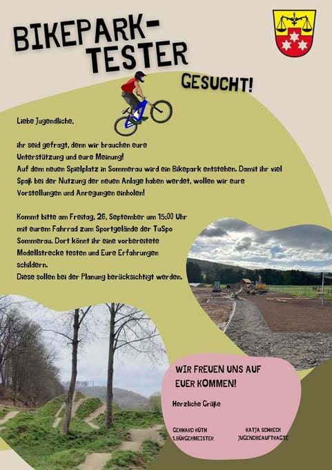 Teststrecke am Freitag 26.09.2025 um 15:00 am Sportgelände TuSpo Sommerau