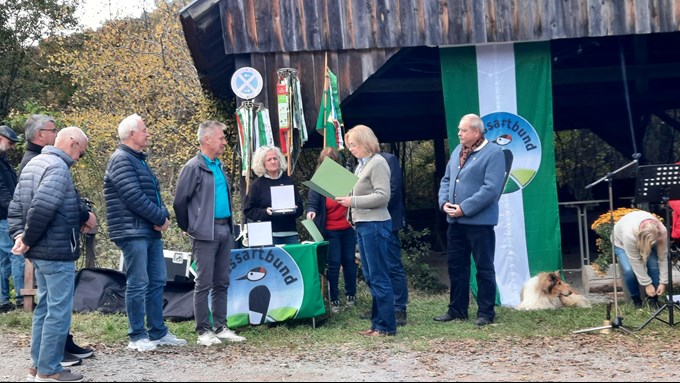 Verleihung Eichendorff-Plakette durch Andrea Lindholz